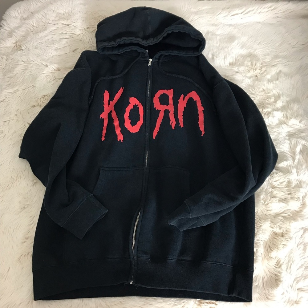 Korn Zip Up Hoodie